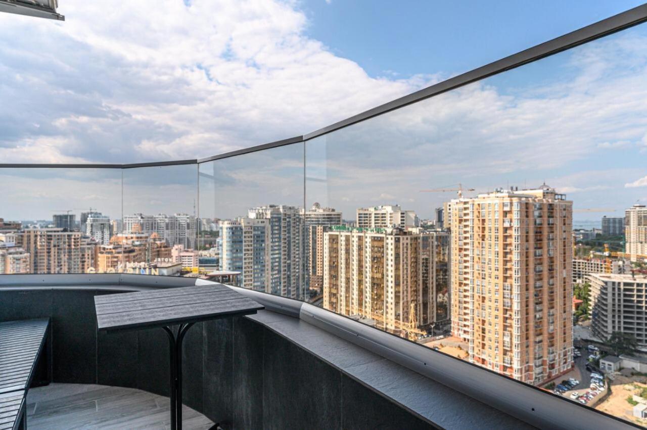 Party Luxury 3Br Sea View Apartment In Arcadia 敖德萨 外观 照片